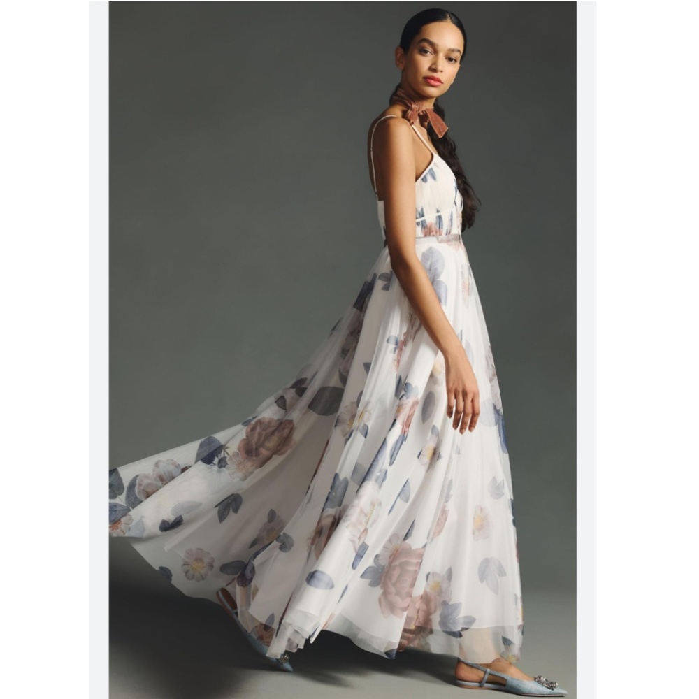 Stunning Brand New GEISHA DESIGNS V-NECK CORSET TULLE DRESS